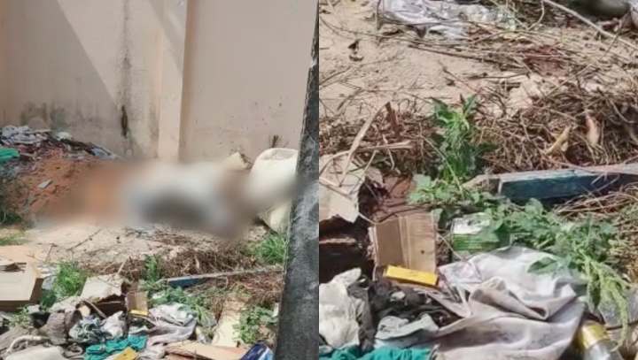 Urgente: facção desova corpo amarrado na Cidade Nova; cenas fortes