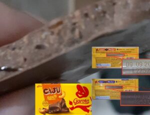 Perigo: Anvisa alerta que lotes de chocolates Garoto estão vindo com vidro