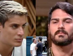 Tiago e Shayan são expulsos de 'A Fazenda 2022' após briga, cotovelada e garrafada; veja vídeo