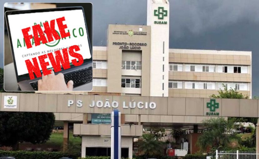 É Fake: direção do Hospital João Lúcio esclarece que não há falta de oxigênio na unidade