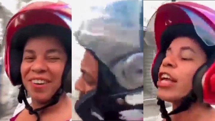 Mulher pede Uber para motel e mototaxista é seu ex; veja vídeo