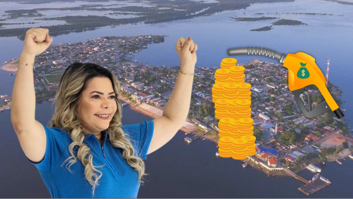 Prefeita de Nhamundá, Marina Pandolfo, ostenta e gasta quase R$ 4 milhões em compra de combustíveis