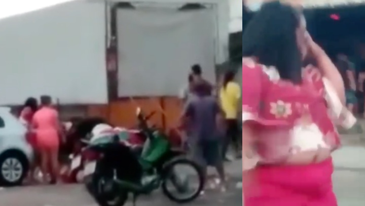 Loucas de litrão, ‘novinhas blindadas’ fazem confusão no Bar dos Amigos, no Alvorada; veja vídeo