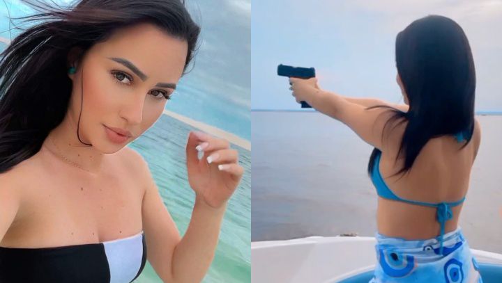 Saiba quem é a blindada que bêbada saiu distribuindo tiros na Ponta Negra; veja vídeo