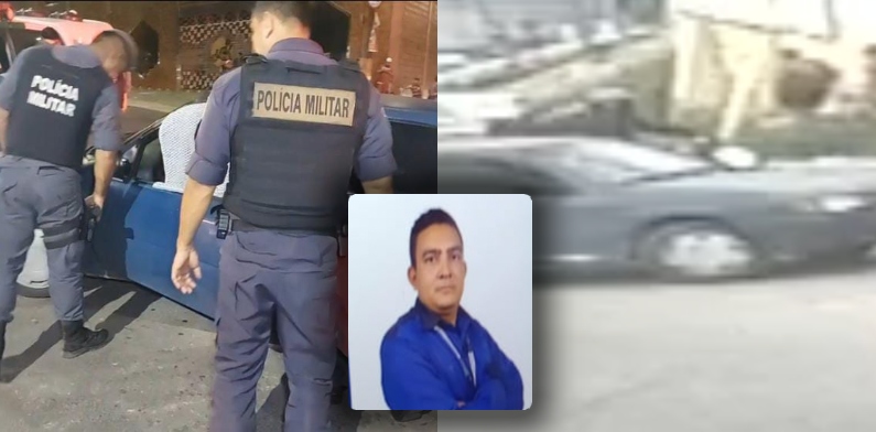 Vídeo mostra exato momento em que motorista é morto por motoqueiro após discussão no trânsito; veja