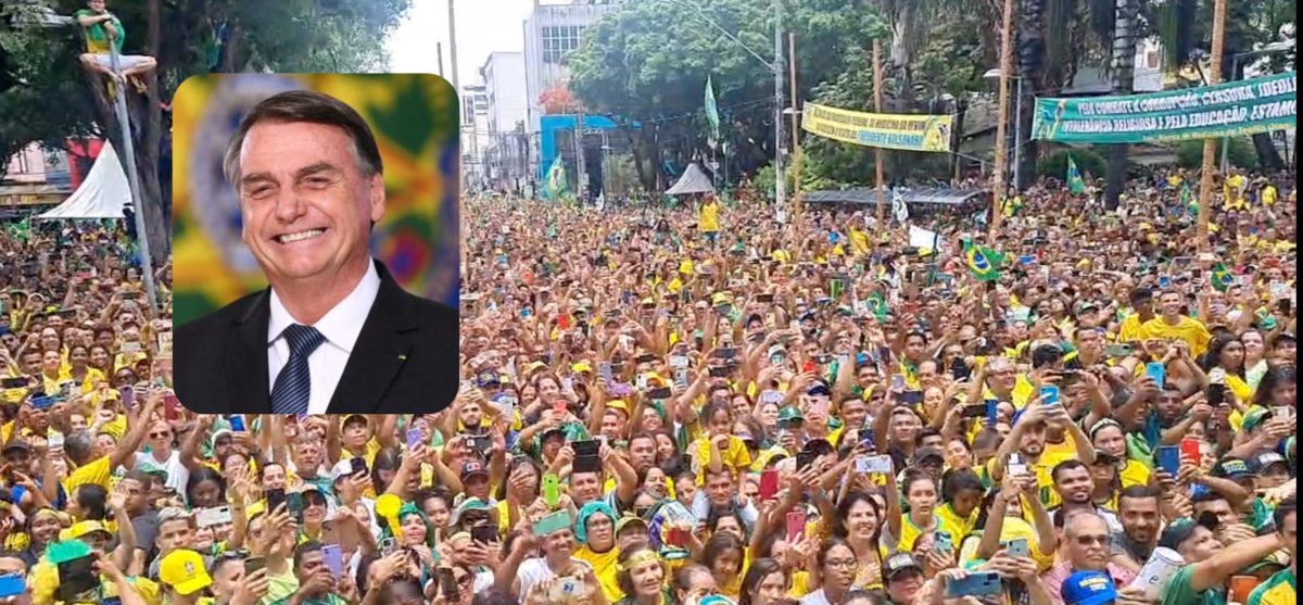 Presidente Bolsonaro é ovacionado por milhares de eleitores em Minas Gerais; veja vídeo