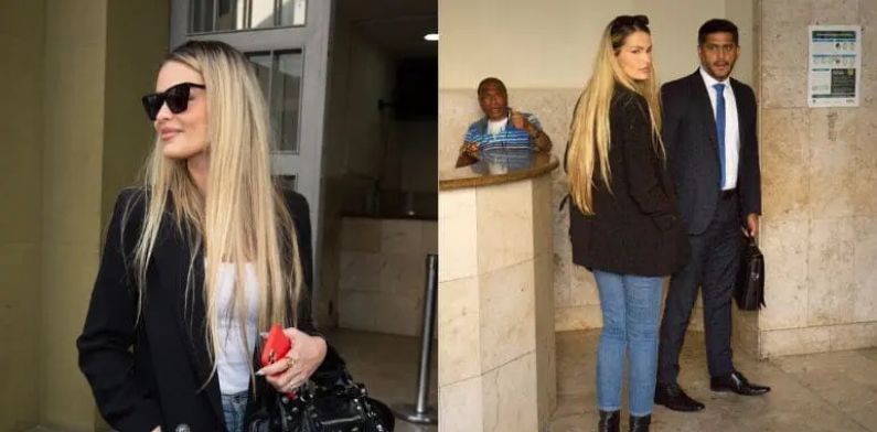 Yasmin Brunet comparece a delegacia para depor sobre acusação de tráfico humano