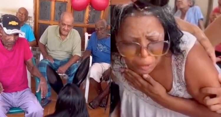 Festa com muita luxúria faz idosos ‘levantarem a pipa’ e senhora passar mal; veja vídeo