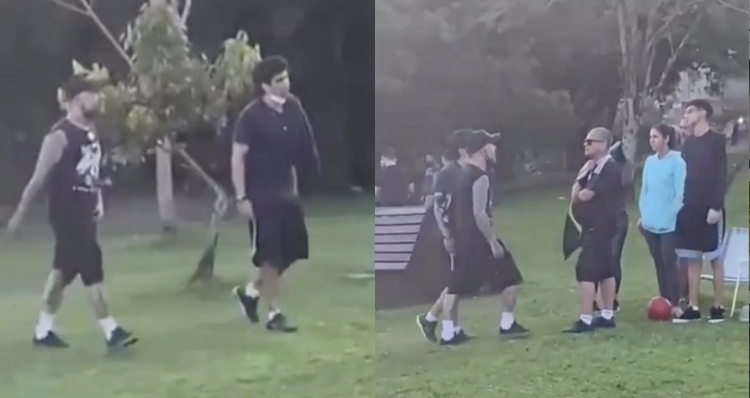 Petistas atacam família que estava em praça pública com a bandeira do Brasil; veja vídeo