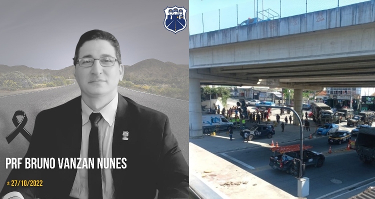 Policial Rodoviário cai de viaduto e morre após ser baleado por bandidos em assalto; veja vídeo