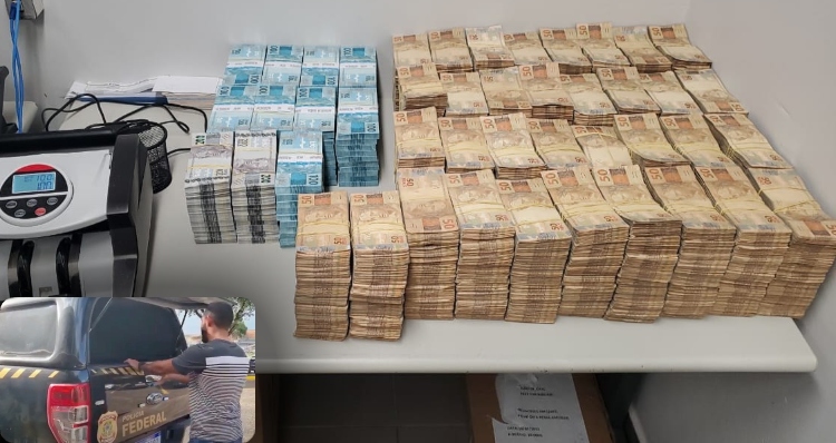 Em Manaus, PF apreende R$ 3 milhões com parentes de político do Acre; veja vídeo