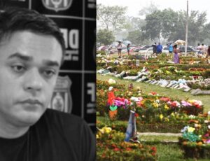 Corpo do delegado Aldeney Goes é sepultado nesta segunda-feira (31)