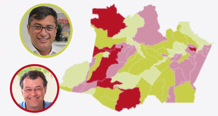 Wilson Lima se destaca em 35 municípios do AM em vitória sobre Eduardo Braga; veja dados