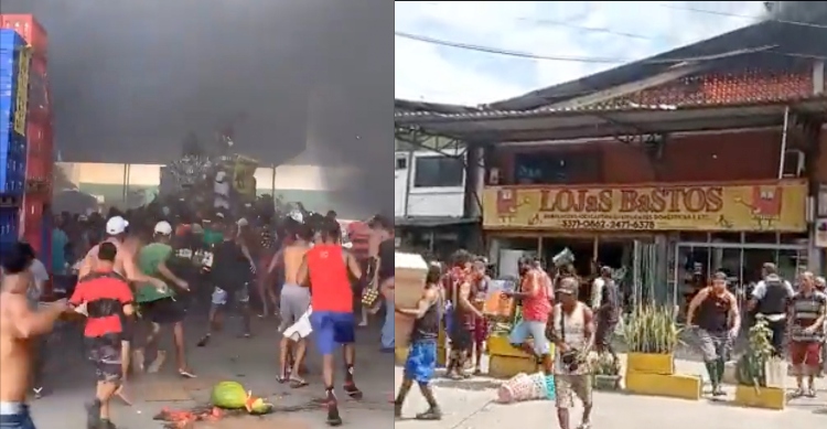 Urgente: pessoas da favela do Rio de Janeiro estão saqueando a CEASA; veja vídeos