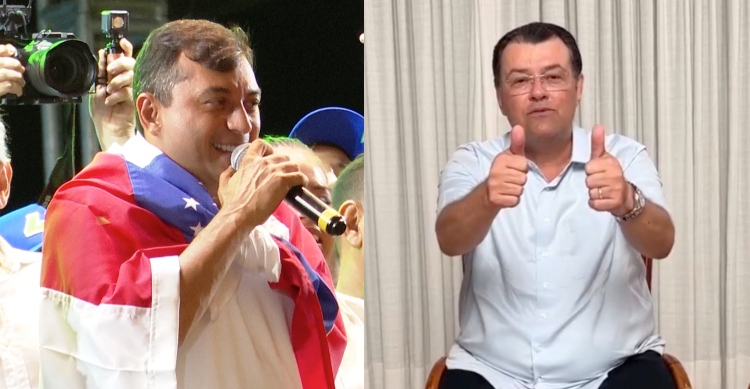 Veja declarações de Wilson Lima e Eduardo Braga após os resultados do 2º turno