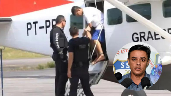 Suspeito de matar delegado Aldeney é tranferido de Tocantins para Belém, no Pará
