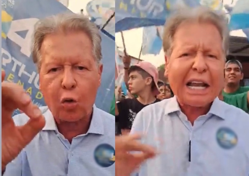 Prevendo a derrota, Arthur Virgílio chama eleitores do Amazonas de ”gados”; veja vídeo