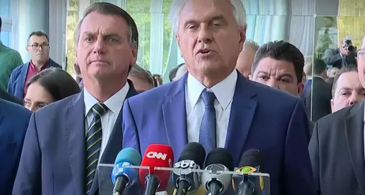 Ronaldo Caiado, governador de Goiás, declara apoio ao presidente Bolsonaro no 2º turno; veja vídeo