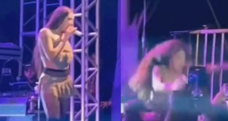 Pabllo Vittar leva tombo durante show em Manaus; veja vídeo