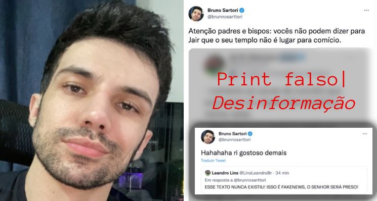 Jornalista cria Fake News para jogar católicos e evangélicos contra Bolsonaro e debocha das denúncias