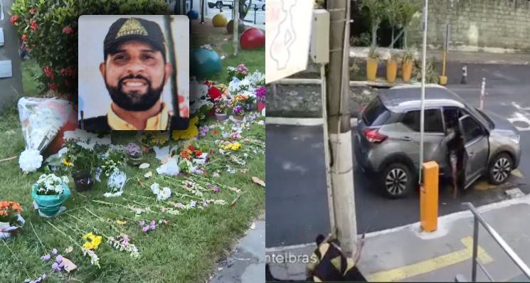 Segurança se sacrifica para salvar amigo durante troca de tiros contra bandidos; veja vídeo