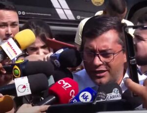 Wilson Lima vota em escola estadual na Zona Sul de Manaus; veja vídeo