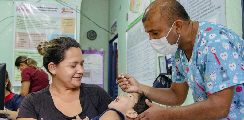 Campanha de Vacinação contra Poliomielite alcançou 58% das crianças em Manaus