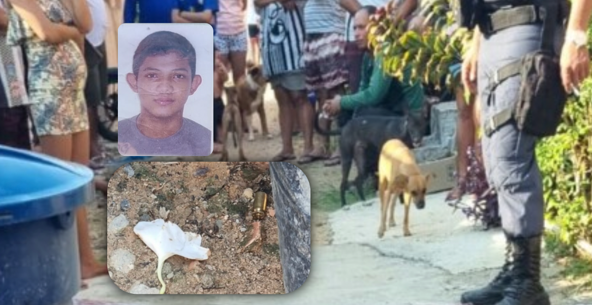 Jovem é executado ao sair de casa para comprar cerveja em Manaus; imagens fortes