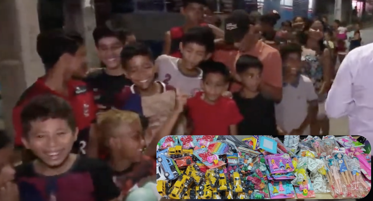No dia das crianças, Portal e TV CM7 Brasil doou mais de 500 brinquedos ao redor de Manaus