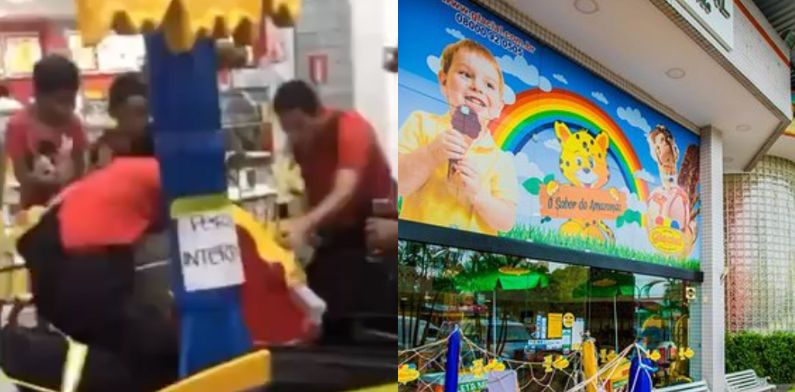 Urgente: crianças encontram cobra em brinquedos da Glacial, em Manaus; veja vídeo