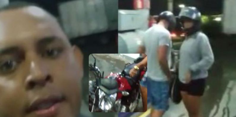 Marido pega mulher no flagra saindo de motel e ainda perde a moto pro “Ricardão”; veja vídeo