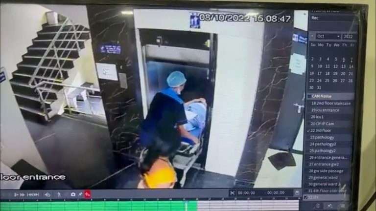 Desesperador: elevador despenca em hospital e quase esmaga paciente em coma; veja vídeo