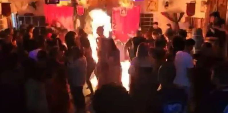 Sinistro: três pessoas ficam feridas após explosão dentro de terreiro de umbanda; veja vídeo