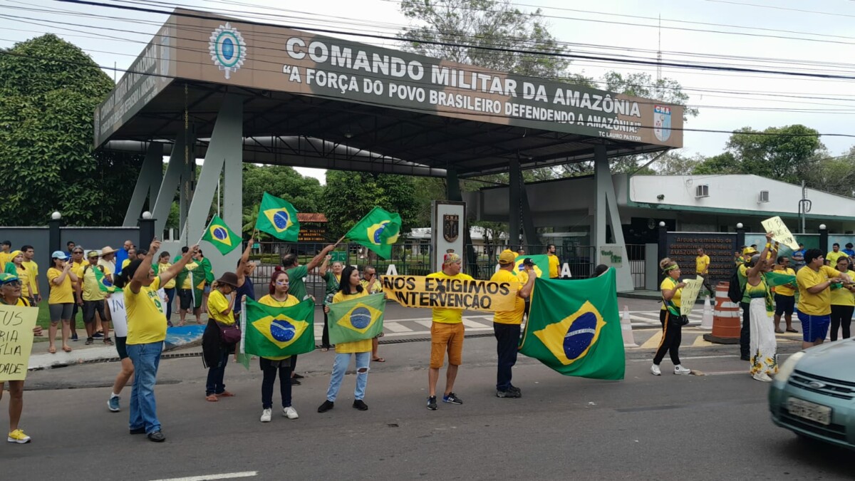 Manifestação ‘verde e amarelo’ acontece neste feriado (2), em frente ao Comando Militar da Amazônia