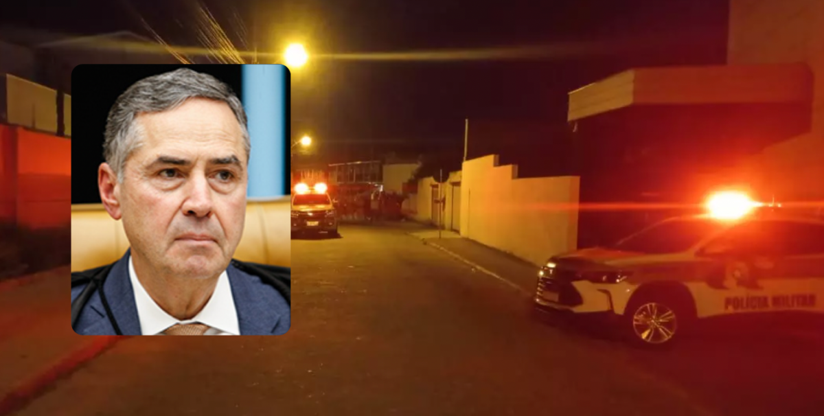 Casa do ministro Barroso é localizada por manifestantes e polícia precisa intervir; veja vídeo