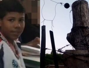 Garoto de 14 anos morre após tomar choque fatal em arame farpado