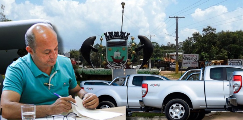 De novo: Prefeito de Novo Airão vai torrar dos cofres públicos mais de R$ 2,6 milhões com aluguel de veículos