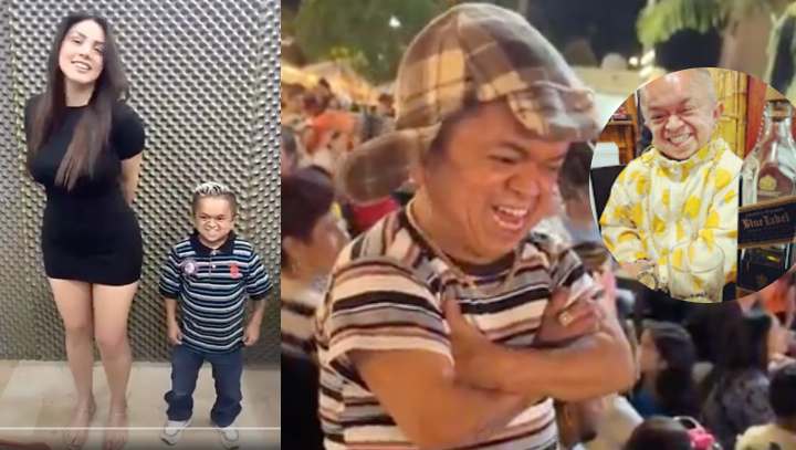 Famoso Anão do Tik Tok enche a cara e é filmado fazendo trisal com boazudas; veja vídeos