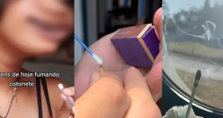 Nova moda do TikTok, fumar cotonete pode destruir pulmões de jovens desmiolados, diz médico; veja vídeo