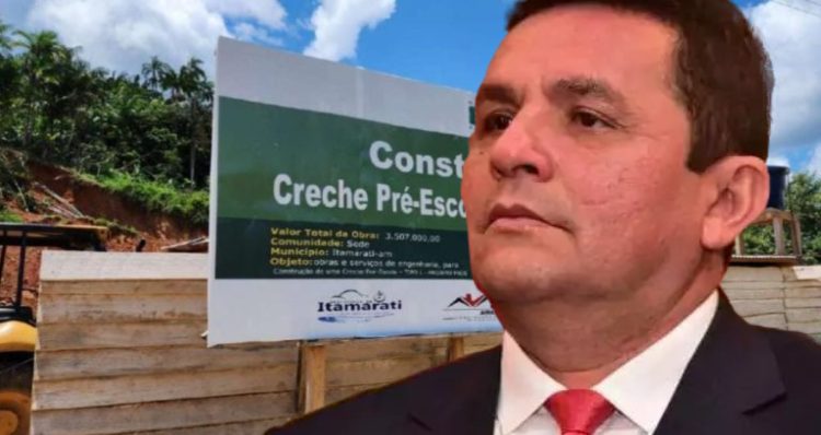 Prefeito de Itamarati constrói creche de R$ 3,5 milhões em área risco de desabamento