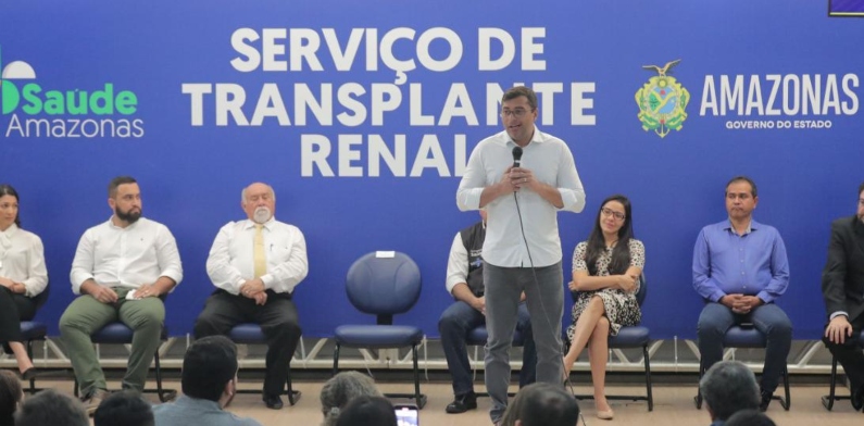 Wilson Lima anuncia realização de transplantes renais no Hospital Delphina Aziz