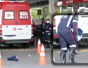 Urgente: Homem é crivado de balas no estacionamento do Supermercado Atack