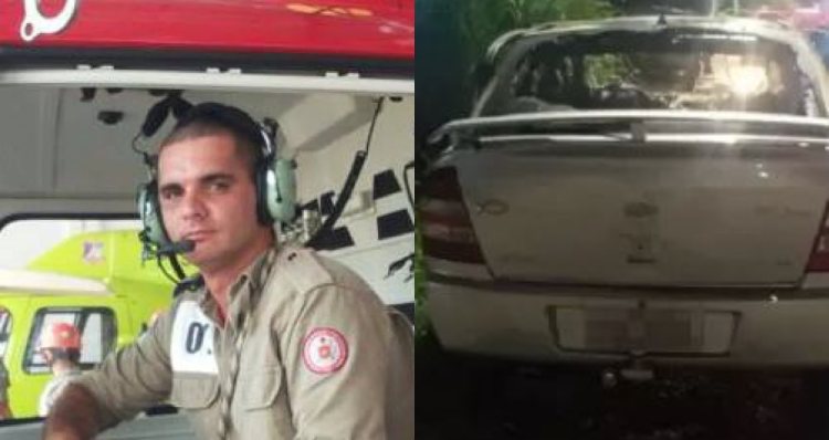 Major do Corpo de Bombeiros que denunciou barricada do tráfico é carbonizado dentro de carro