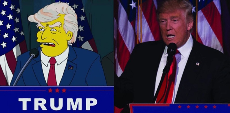 ‘Os Simpsons’ previu candidatura de Donald Trump em 2024