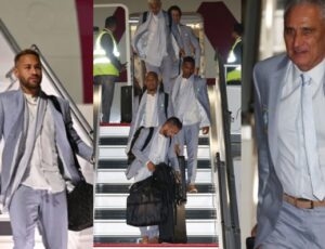 "Copa do Luxo": Seleção Brasileira desembarca no Catar usando ternos de grife