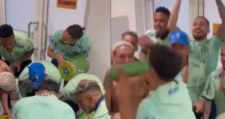 Jogadores do Brasil cantam música da torcida antes do primeiro treino no Catar; veja vídeo
