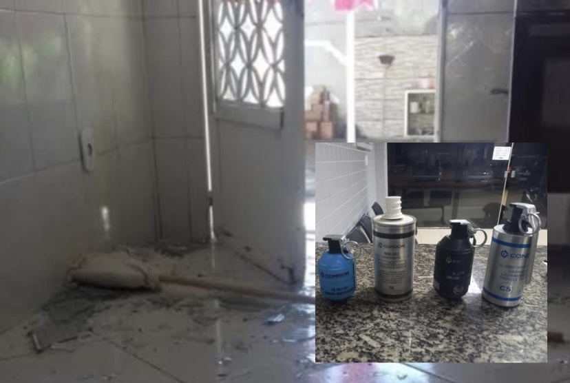 Empresário do Amazonas surta com o fim do relacionamento e explode granada na casa da ex-namorada
