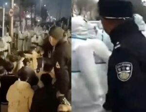 Funcionários da Apple "caem no pau" contra polícia sanitária da China que quer novo lockdown; veja vídeos