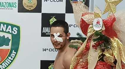 Ladrão de carro tenta fugir da PM mas acaba caindo de cara no chão, na ZL de Manaus