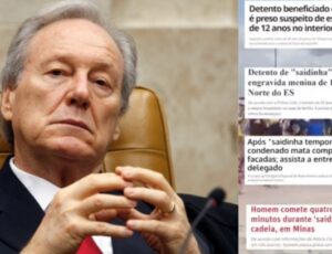 Mesmo com aumento de crimes durante "saidinhas", Ministro Lewandowski defende desencarceramento